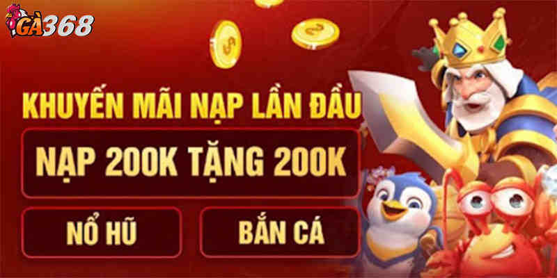 Khuyến mãi độc quyền chỉ có khi đăng ký Ga368